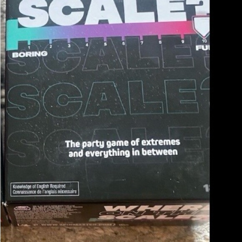Spin Master Games Where On The Scale? Adults Only Party Card Game 18+